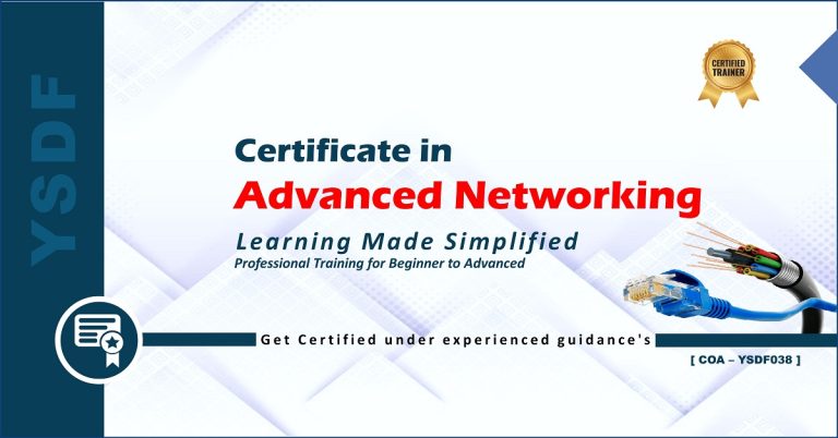 Certificate in Advanced Networking
