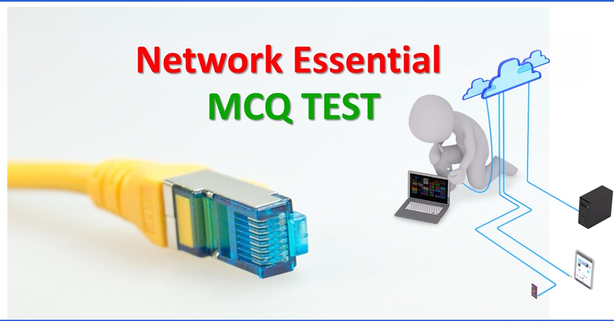 Networking mcq test